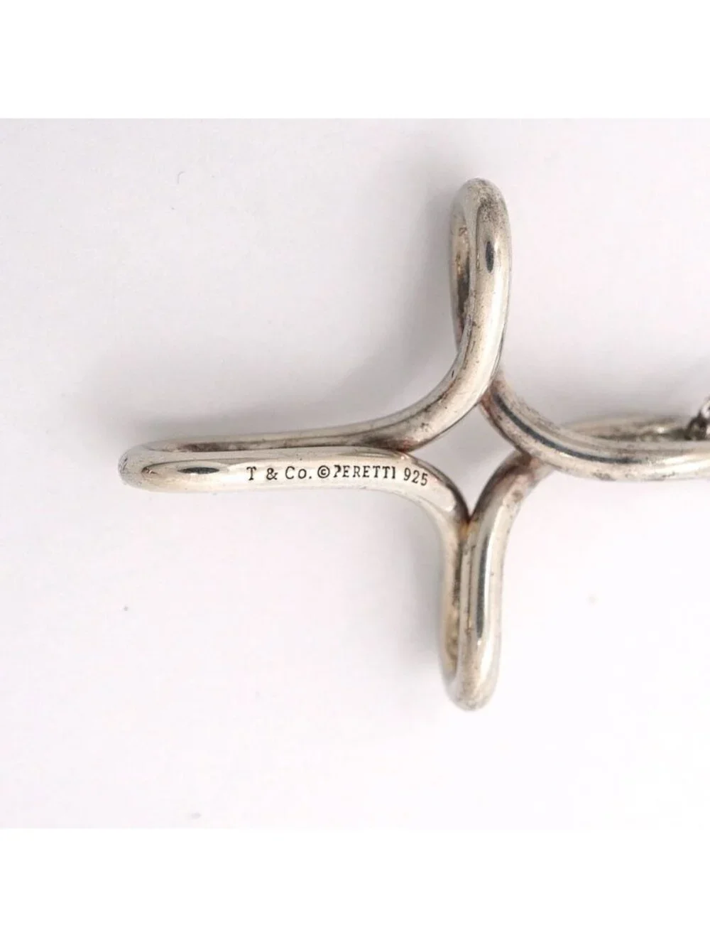 Tiffany & Co Necklace Open Cross Silver